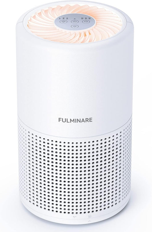 Air Purifier for Bedroom – H13 True HEPA Filter Quiet Air Cleaner with Night Light, Portable Air Purifier for Home, Office & Living Room